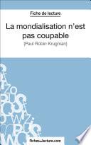 La mondialisation n'est pas coupable