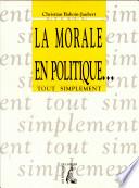 La morale en politique