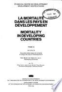 La Mortalité Dans Les Pays en Développement: v. 5-6. Nouvelles tables-types de mortalité à l'usage des pays en développement