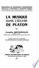 La musique dans l'œuvre de Platon