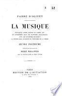 La musique expliquée comme science et comme art et considérée dans ses rapports analogiques avec les mystères religieux
