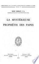 La mystérieuse prophétie des papes