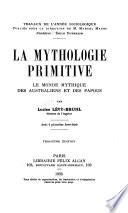 La mythologie primitive