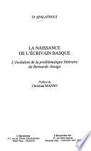 La naissance de l'écrivain basque