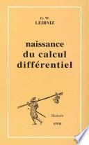 La naissance du calcul différentiel