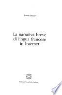 La narrativa breve di lingua francese in Internet