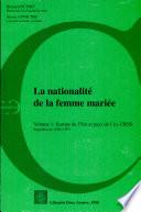 La nationalité de la femme mariée