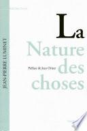 La Nature des choses