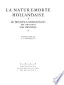 La nature-morte hollandaise