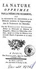 La nature opprimée