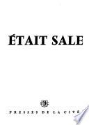 La neige était sale