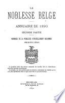 La noblesse belge