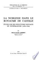 La noblesse dans le royaume de Castille