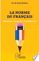 La norme du français