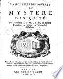 La nouvelle decouverte du mystère d'iniquité