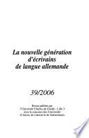 La nouvelle génération d'écrivains de langue allemande