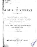 La nouvelle loi municipale