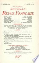 La Nouvelle Nouvelle Revue Française N' 2 (Février 1953)