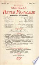 La Nouvelle Nouvelle Revue Française N' 20 (Aoűt 1954)