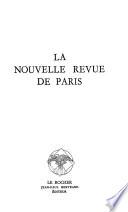 La Nouvelle revue de Paris
