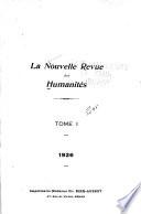 La Nouvelle revue des humanités