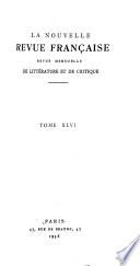 La Nouvelle revue française