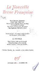 La Nouvelle revue française