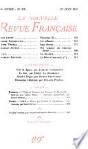 La Nouvelle revue française