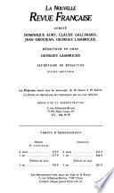La Nouvelle revue française