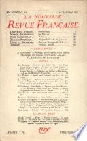 La Nouvelle Revue Française N° 280 (Janvier 1937)