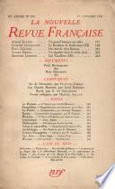 La Nouvelle Revue Française N° 293 (Février 1938)