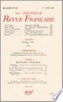 La Nouvelle Revue Française N' 319 (Avril 1940)