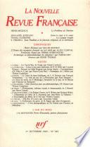 La Nouvelle Revue Française N° 393