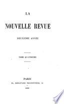 La nouvelle revue.