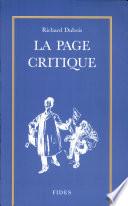La page critique