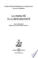 La papauté à la Renaissance