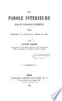 La parole intérieure
