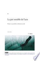 La part sensible de l'acte