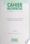 La passation d'un questionnaire