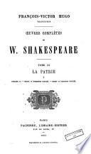 La patrie: Richard II.; Henry IV (première partie); Henry IV (seconde partie)