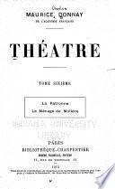 La patronne. Le ménage de Molière
