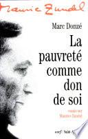 La pauvreté comme don de soi