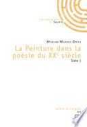 La Peinture dans la poésie du XXe siècle