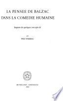 La pensée de Balzac dans La comédie humaine