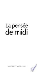 La pensée de midi
