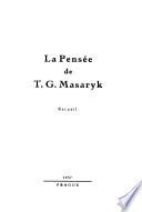 La pensée de T.G. Masaryk