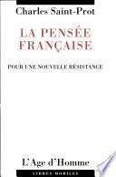 La pensée française