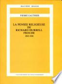 La Pensée religieuse de Richard Hurrell Froude
