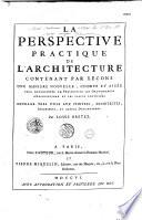 La perspective pratique de l'architecture