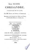 La petite Corisandre